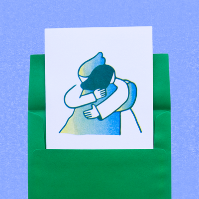 'Here's a Hug' Greeting Card