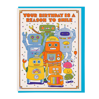 Robot Smile Birthday