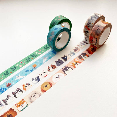 Dog Faces Washi Tape