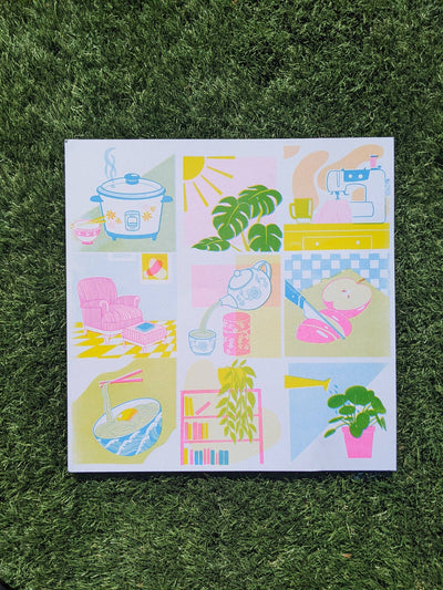 Favourite Things Risograph Print