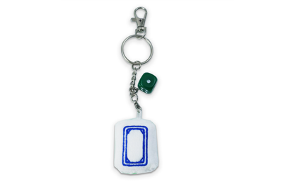 Tiny Mahjong Tile Plush Key & Bag Charm