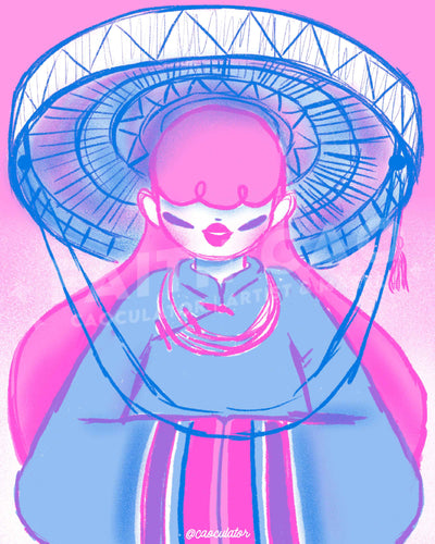 Vietnamese Risograph Print