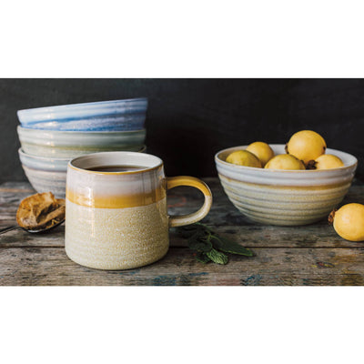 Mineral Ochre Reactive Glaze Bowl