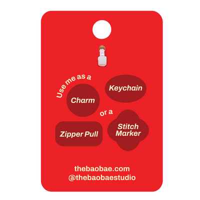 Mahjong Self Draw Enamel Charm