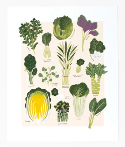 Asian Greens Print