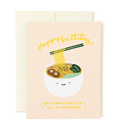 Long Life Noodles Card
