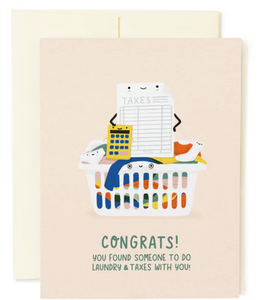 Laundry & Taxes Card