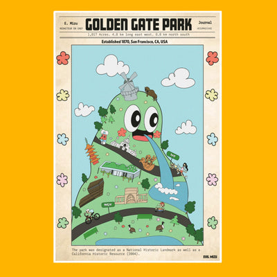 Golden Gate Park 12" x 18" Print
