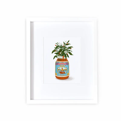 Chilli Sauce Flower Print