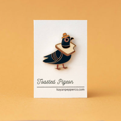 Toasted Pigeon - Enamel Pin