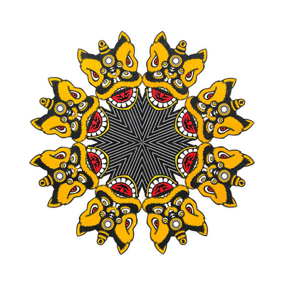 Lion Dance Mandala