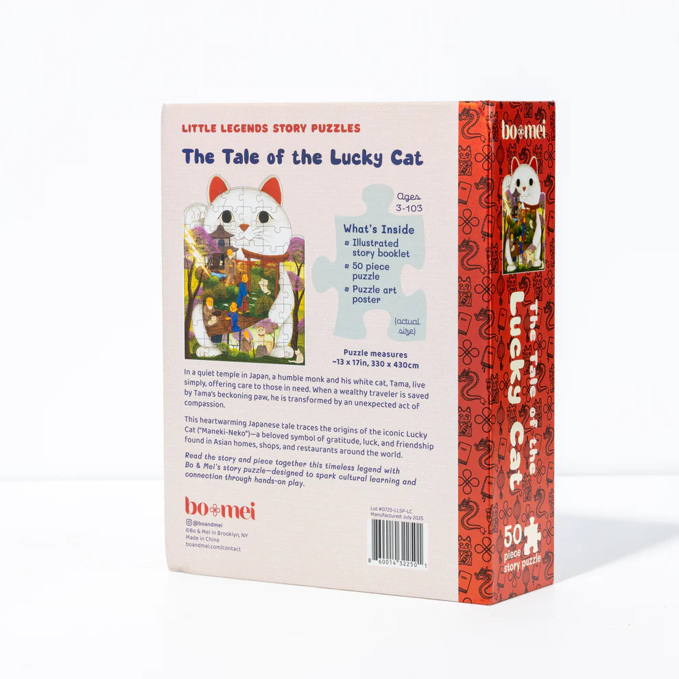 The Tale of the Lucky Cat Story Puzzle