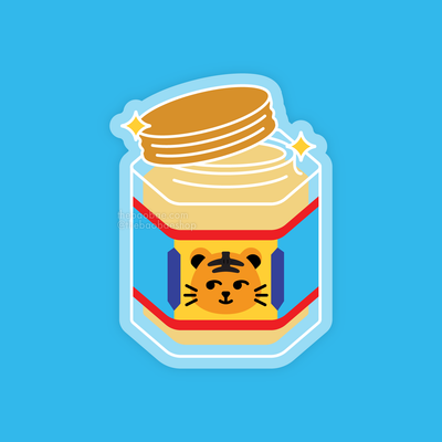 Tiger Balm Clear Sticker