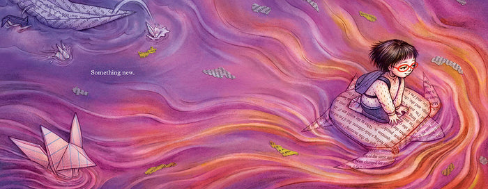 Illustrated book cover of girl riding a turtle