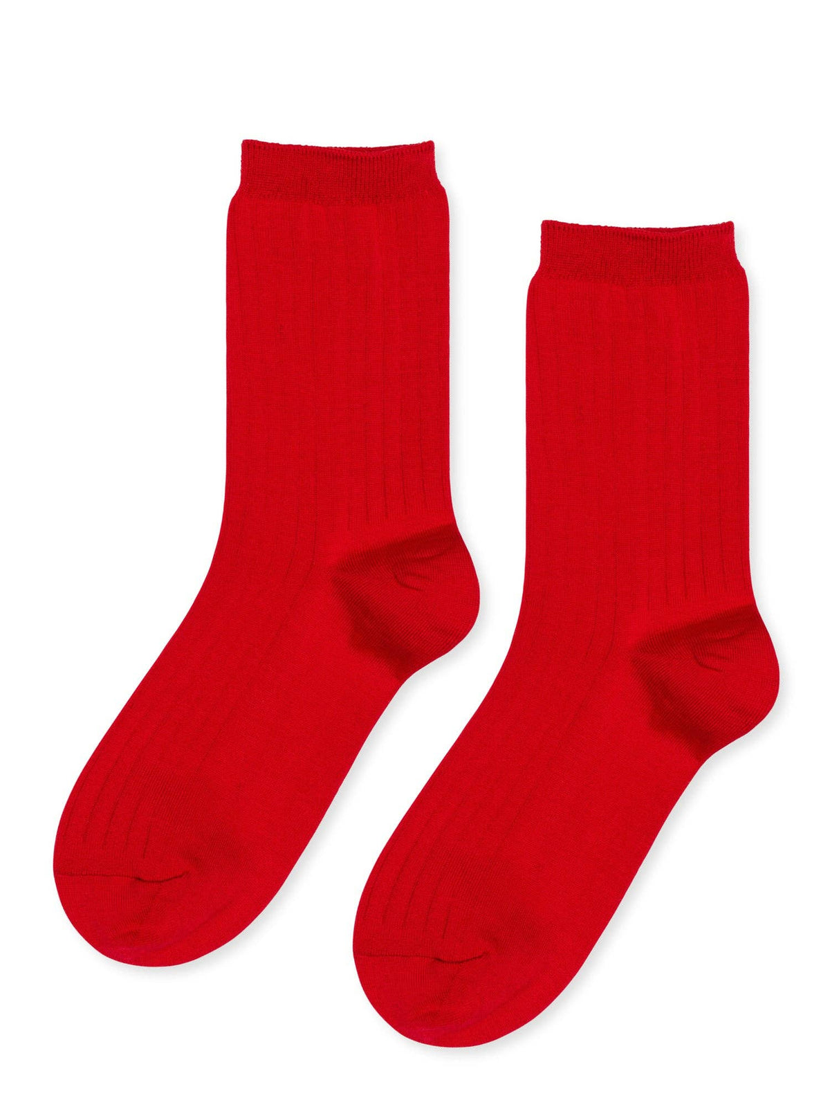 Essential Rib Trouser Crew - Red