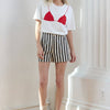 Caviar Print Bikini Graphic Tee