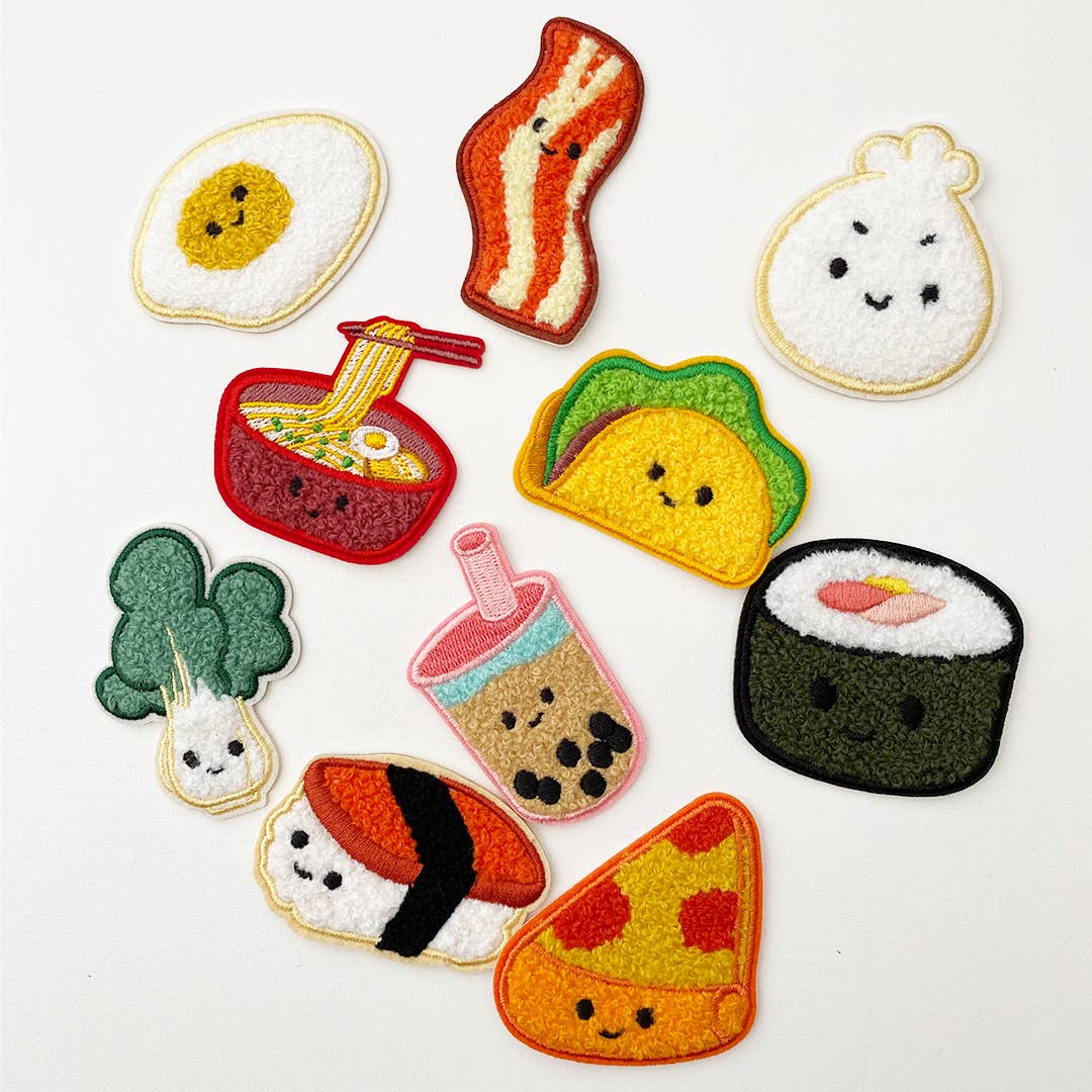 Bok Choy Chenille Stick-On Patch