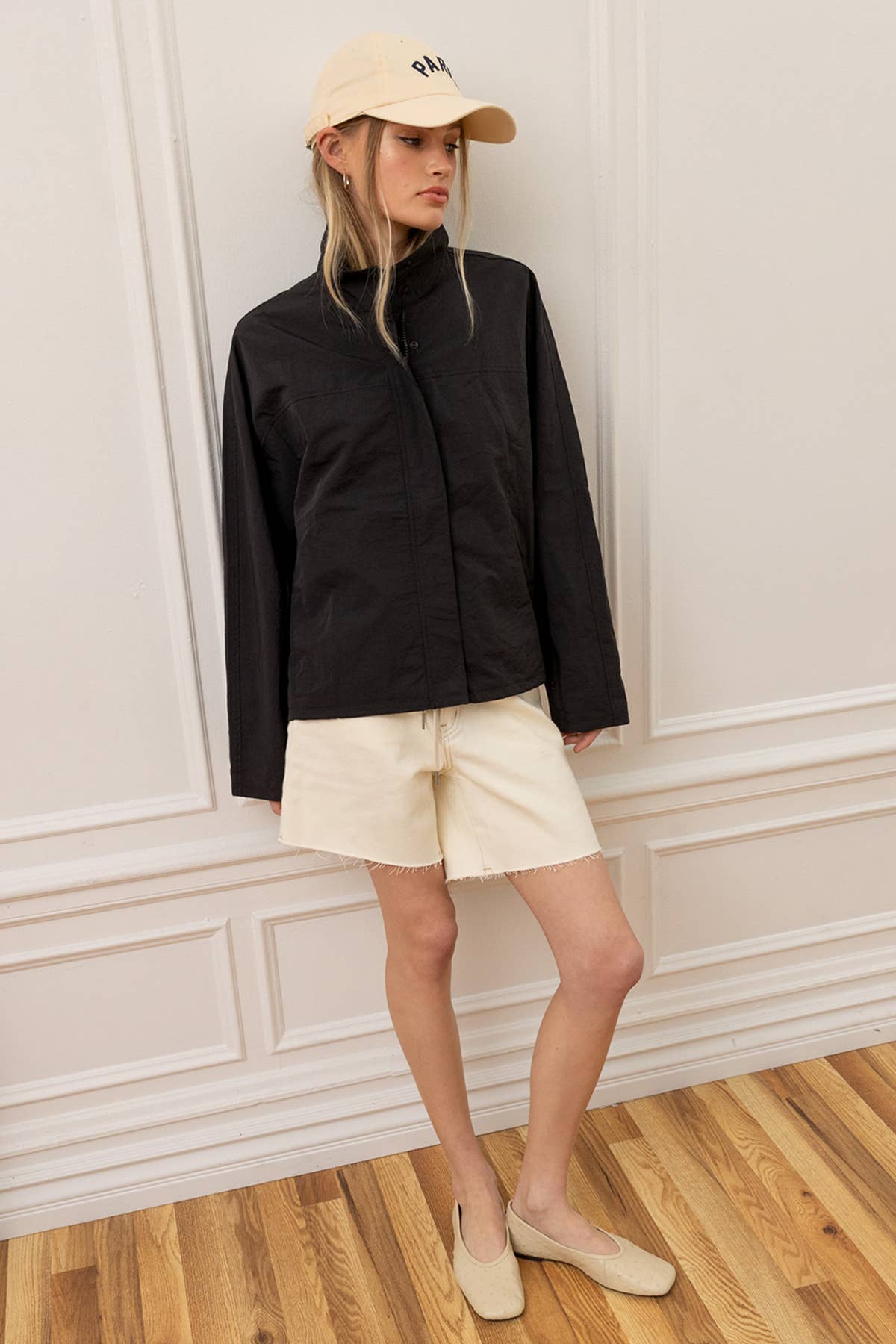 Lightweight Mesh-Lined Windbreaker Jacket