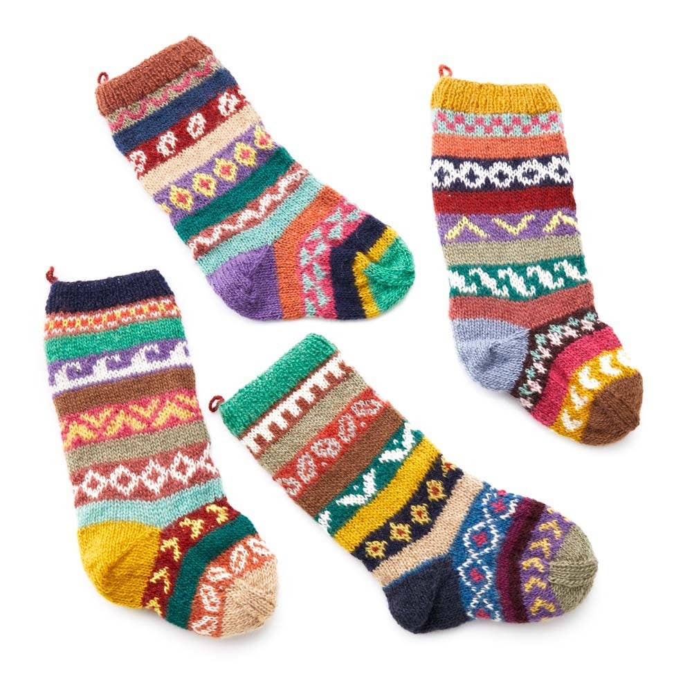 Nepali Wool Christmas Stocking