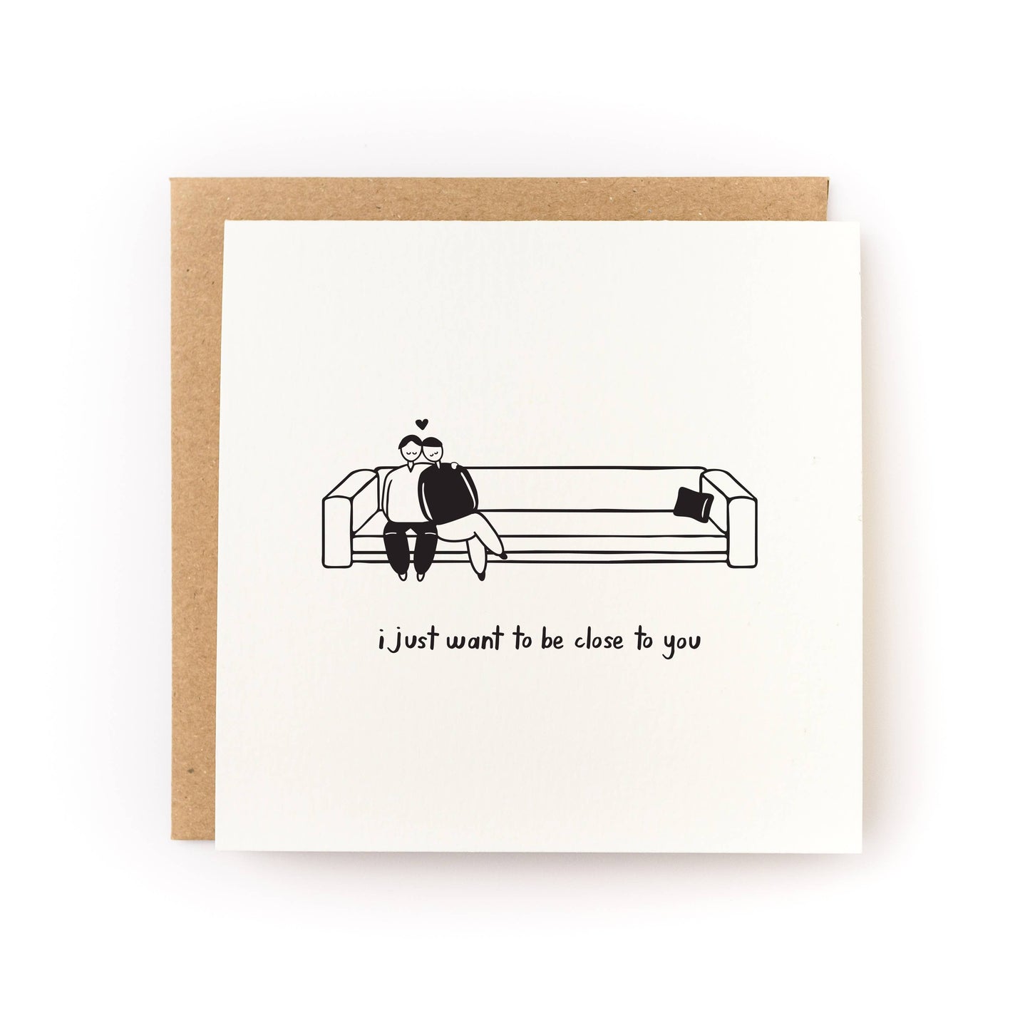 I Just Want to Be Close to You Valentine's Day Card