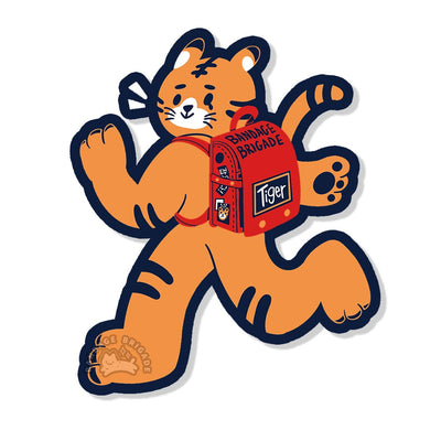 Responsibility Tiger Sticker