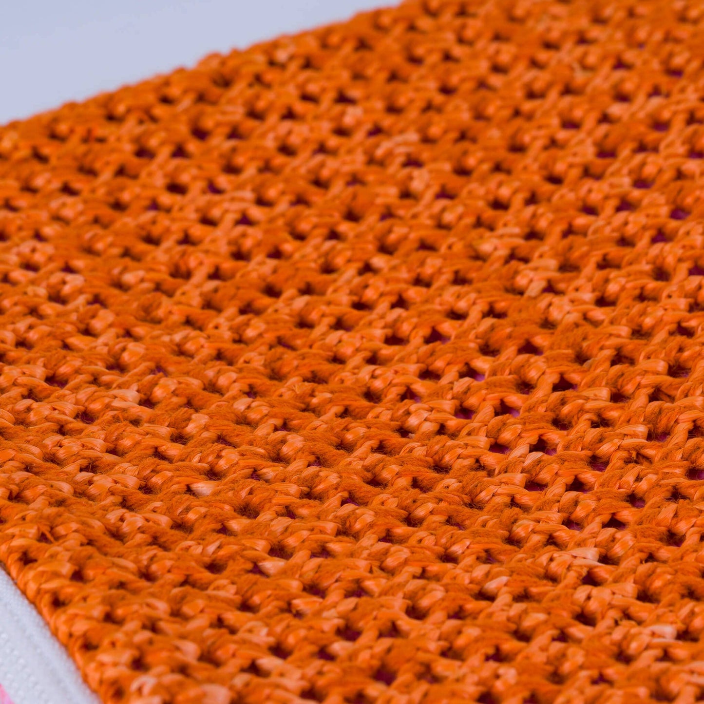 Raffia Zip Pouch