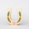 Horseshoe Ceramic Vase
