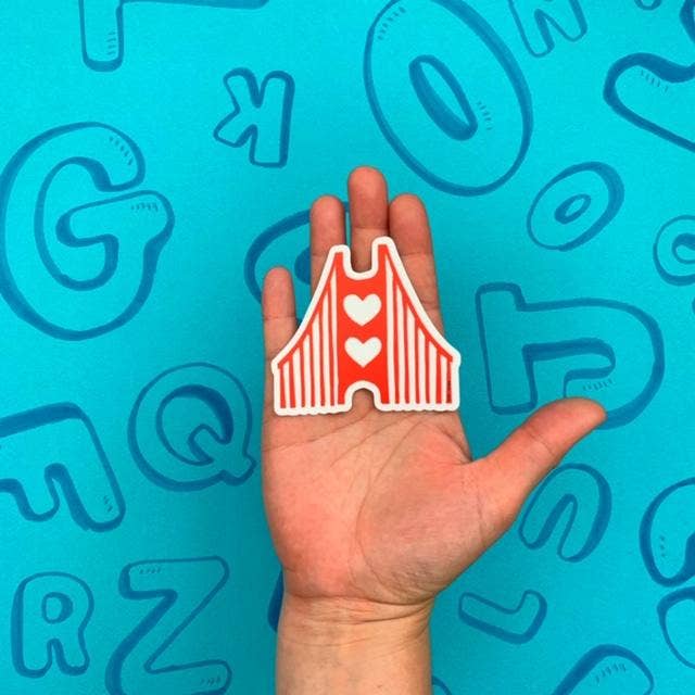Golden Gate Bridge 3" Sticker