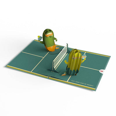 Pickleball Birthday Baller Pop Up Card