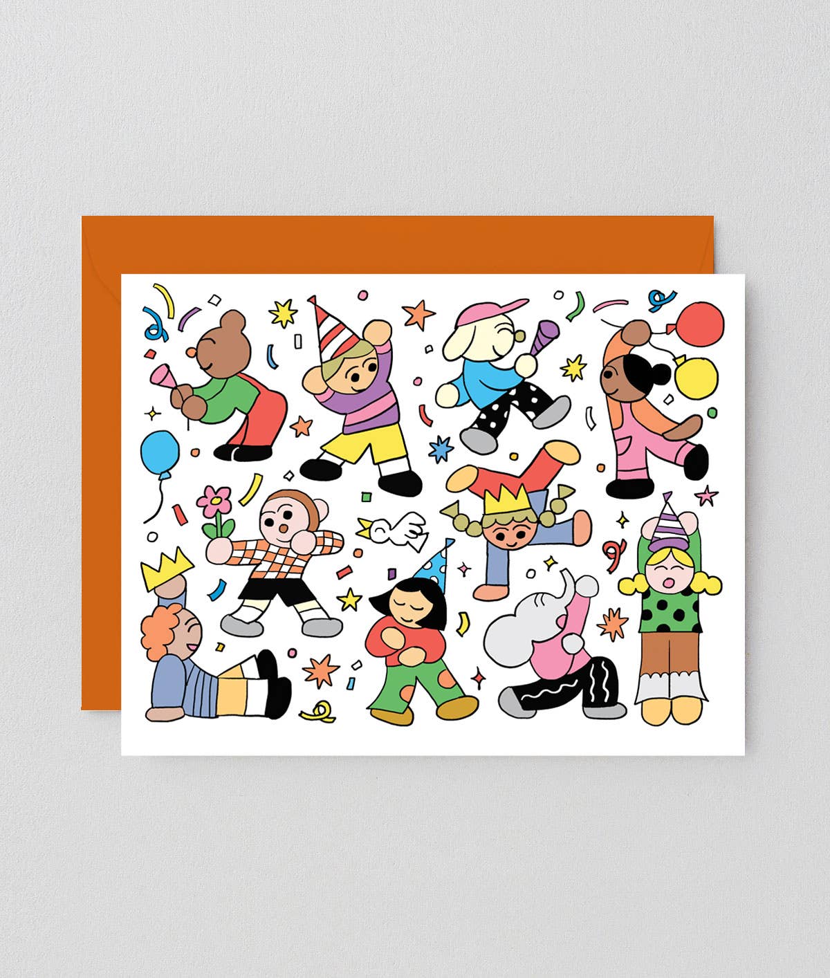 Kids Birthday Dancers Card