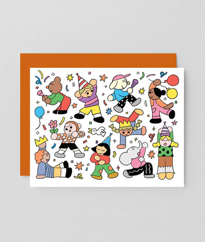 Kids Birthday Dancers Card