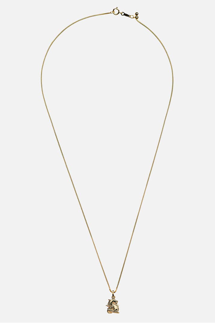 Year of the Dragon Necklace: Gold Vermeil