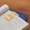 Brass Metal Bookmark - Wave