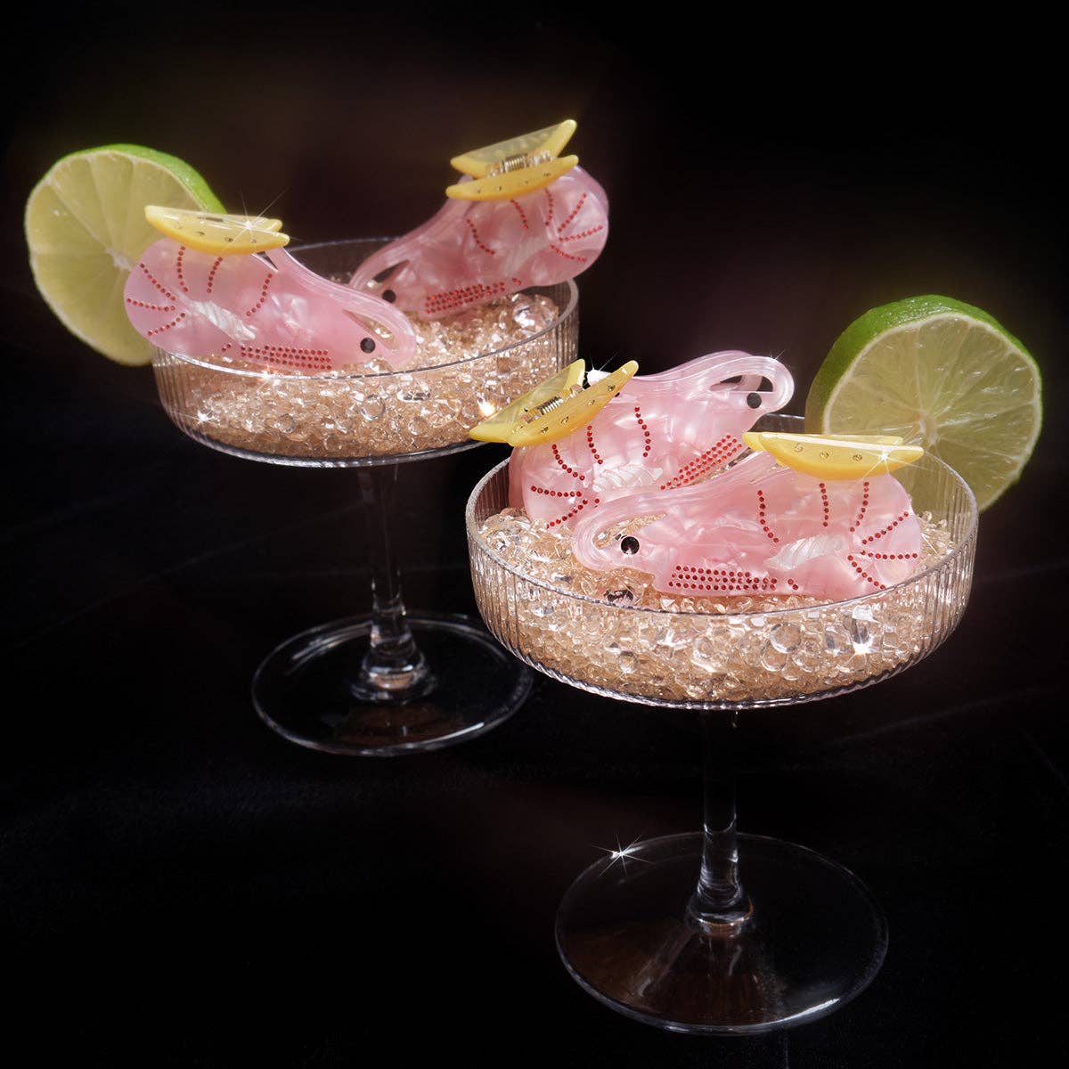 Shrimp Cocktail Hair Claw Clip