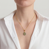 Lotus Root Jade Pendant Necklace