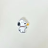 Peanuts Snoopy Drinking Water Glossy Sticker