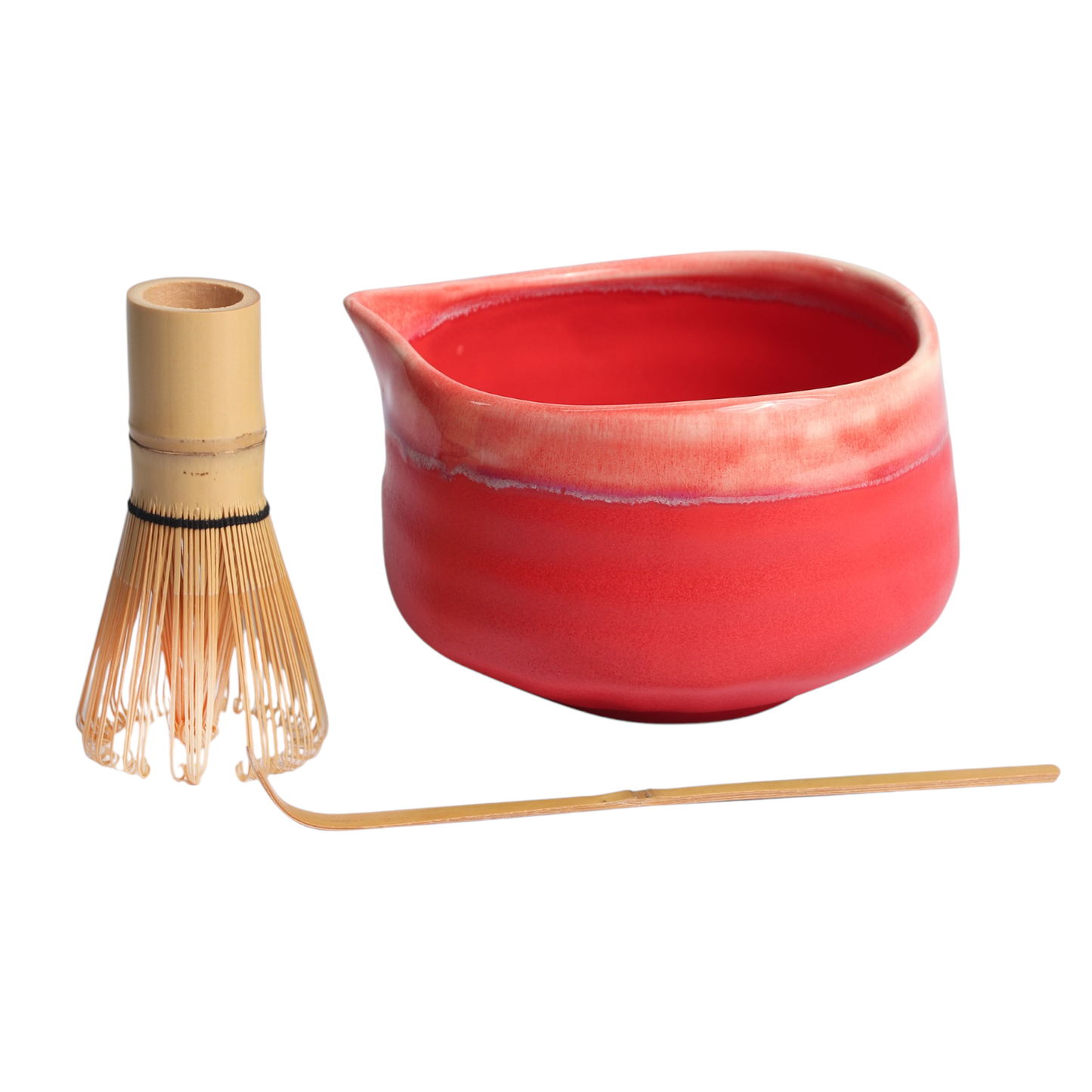 Matcha Set - Red Pink