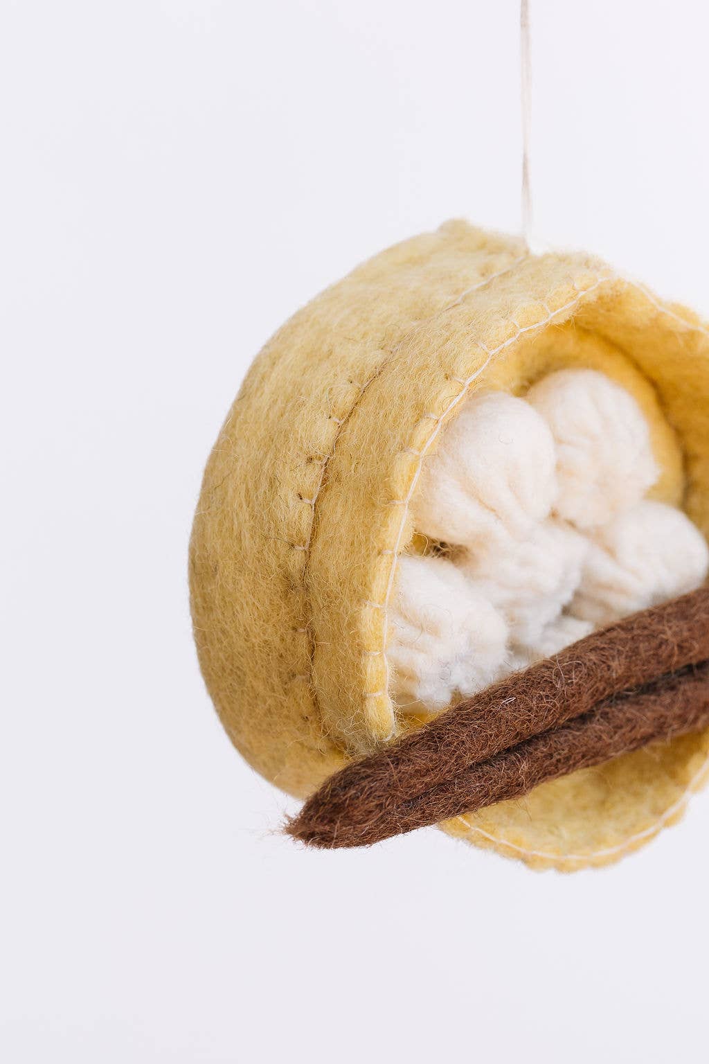Dumplings Felt Ornament