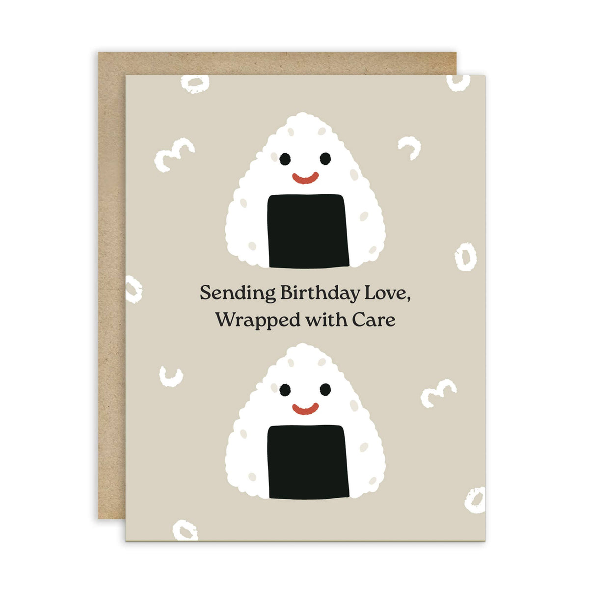 Onigiri Cute Birthday Card