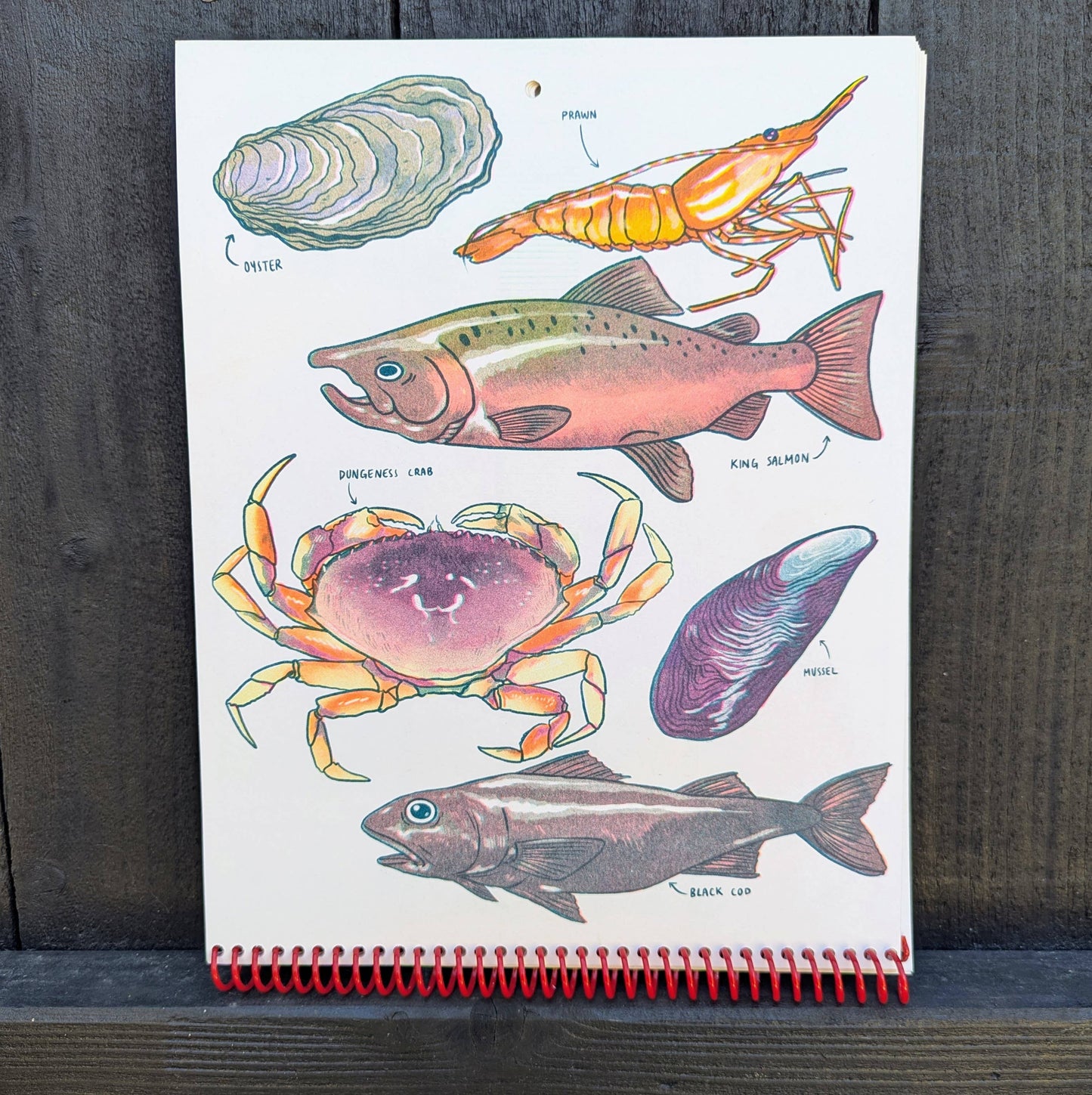 2026 Seasonal Produce Risograph Calendar