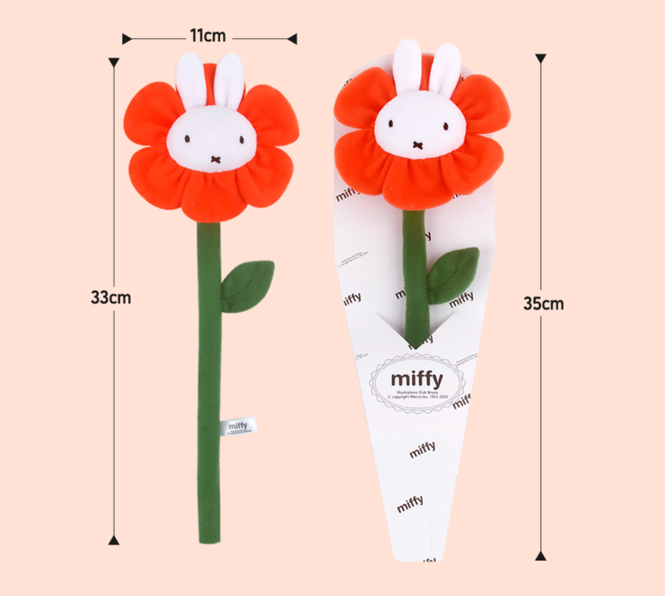 Miffy Fabric Flower