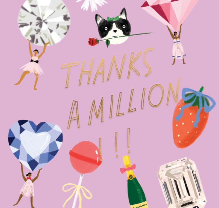 FANCY SCHMANCY - Thank You Card