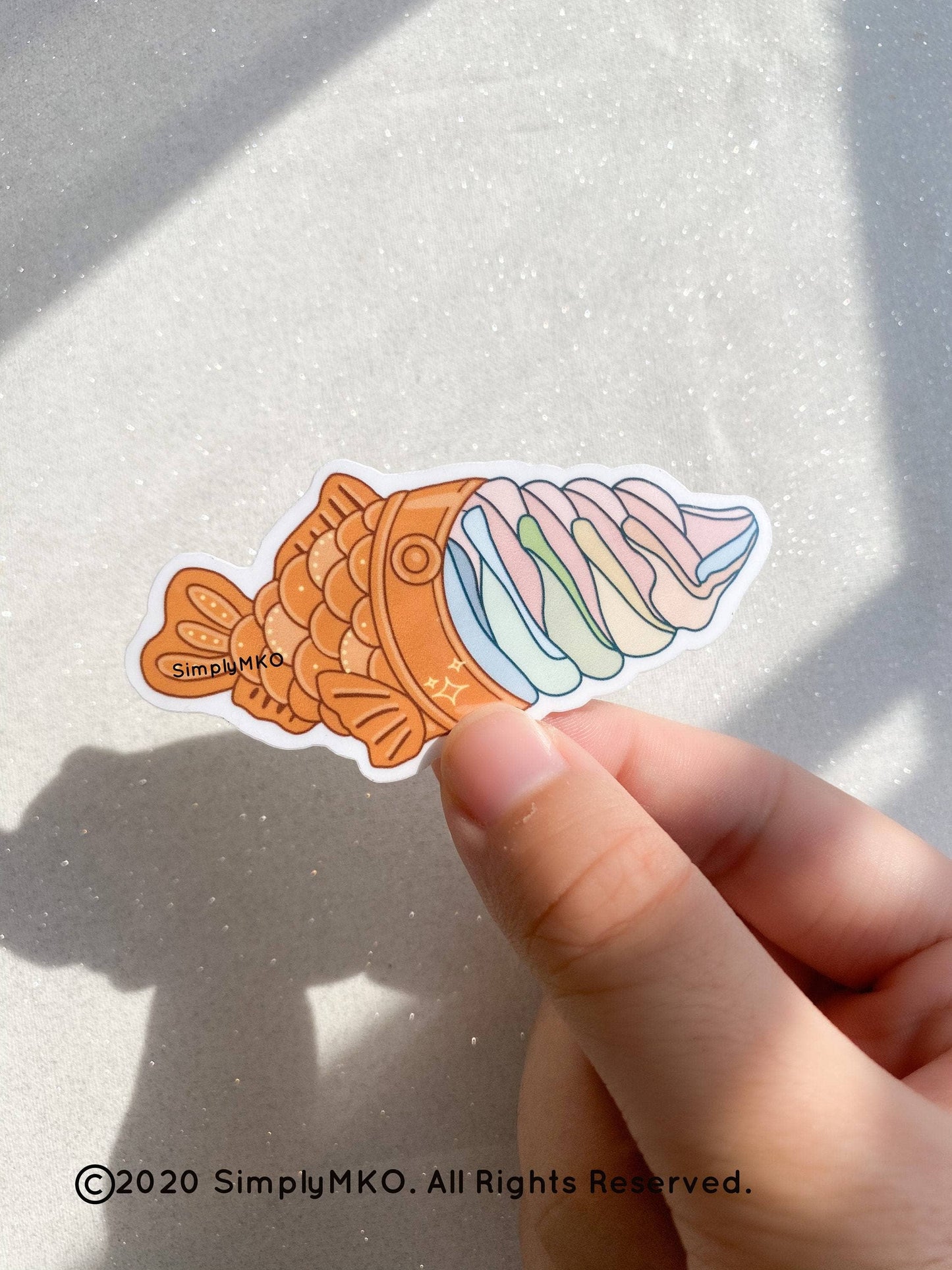 Taiyaki Ice Cream Sticker