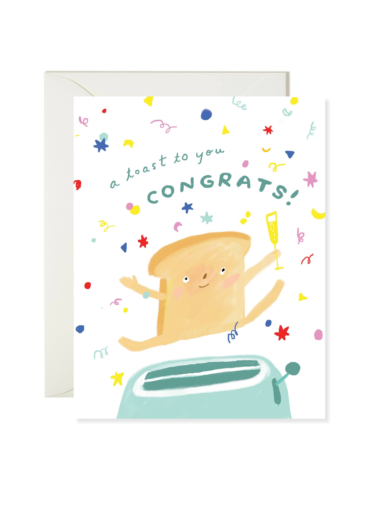 Toast Congratulations Card