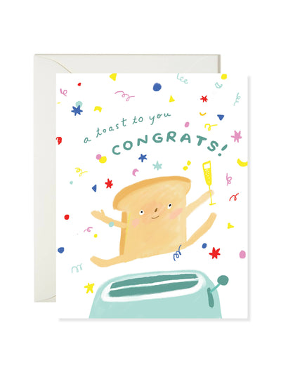 Toast Congratulations Card