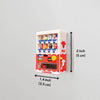 Mini Vending Machine Fridge Magnet, Retro Style