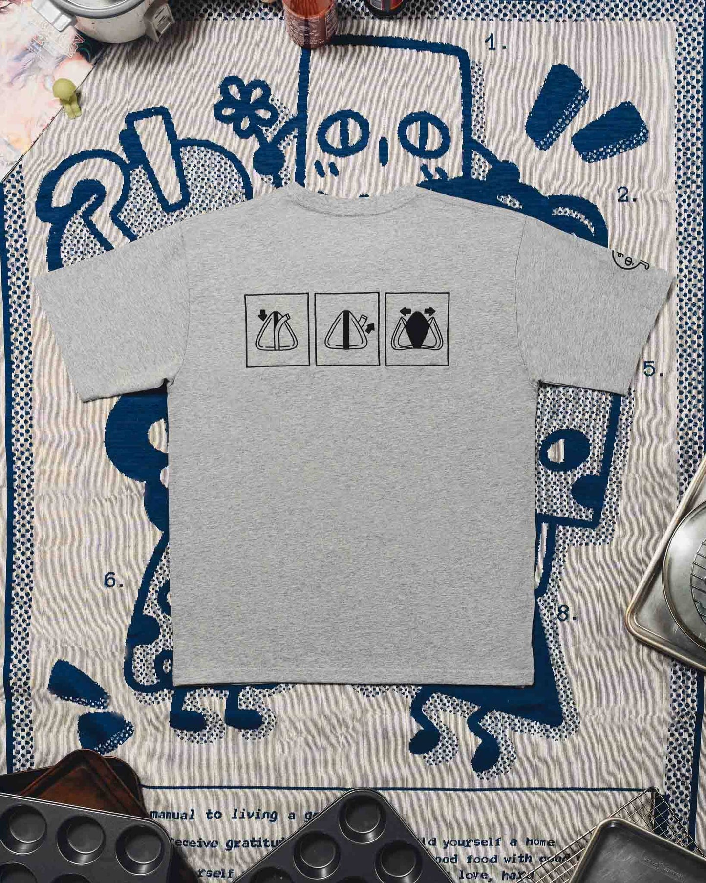 ONIGIRI: Embroidered T-shirt