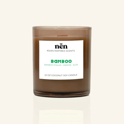 Bamboo Wood Wick Candle 12oz.