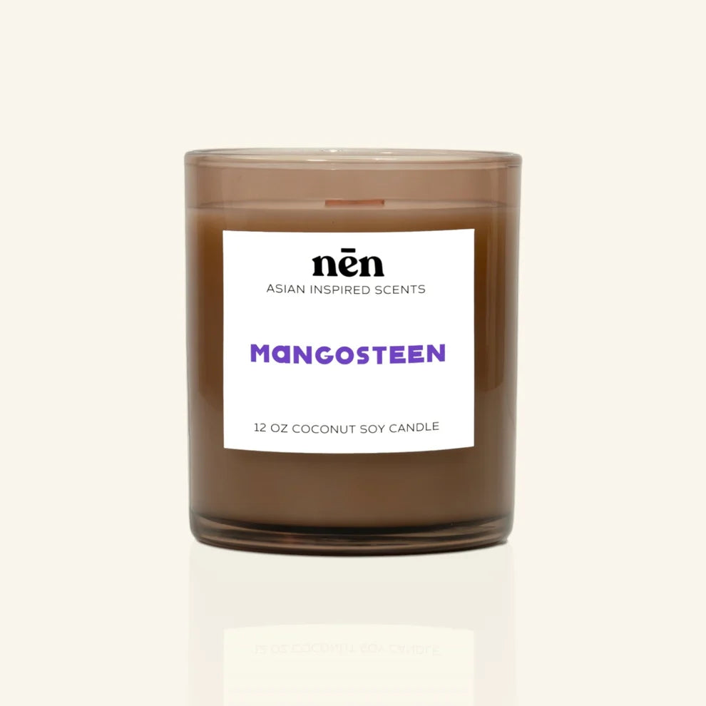 Mangosteen Wood Wick Candle 12oz.