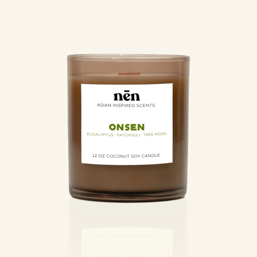 Onsen Wood Wick Candle 12oz.